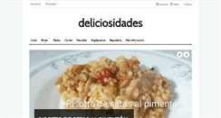 Desktop Screenshot of deliciosidades.com