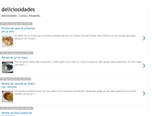 Tablet Screenshot of deliciosidades.com
